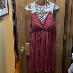 Elle Embroidered Back Dress